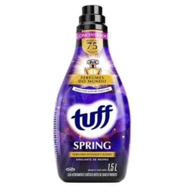 Imagem de Amaciante Spring Concentrado Perfumes do Mundo 1,5L Rende 75 Lavagens