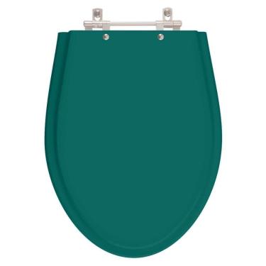Imagem de Assento Sanitário Poliester Victoria Verde Amazônia Para Vaso Ideal Standard