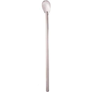Imagem de Kit 25 Colheres Bailarinas em Aço Inox 30cm para Bares Restaurantes Casas de Festas Drinks