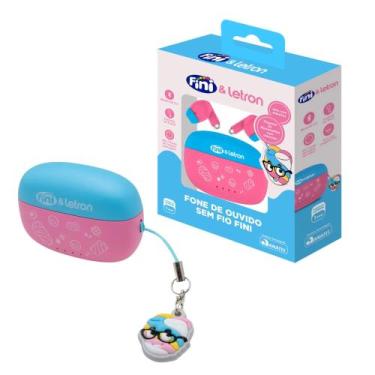 Imagem de Fone Sem Fio Fini Earbuds Case Carregador Bluetooth 5.3 com Cartela de