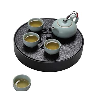 Imagem de Conjunto de chá conjunto de xícara de café, conjunto de chávenas de chá, bule de chá vintage chinês feito à mão, 4 xícaras de chá, conjunto de bule de chá, conjunto de bule de chá, conjunto de bule de