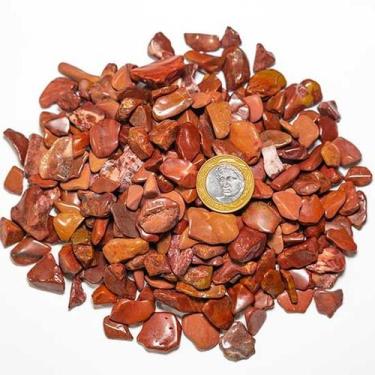 Imagem de Pedra Natural Jaspe Africano Rolado 1kg - 10 a 20mm Tipo B - Atacado