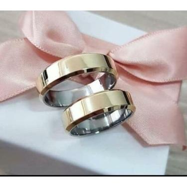 Imagem de Par de Aliança - Flor de Lotus