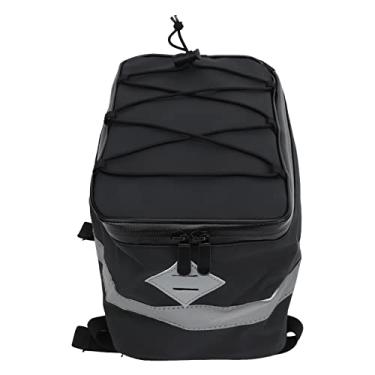 Imagem de Yctze Saco de Rack Traseiro de Bicicleta à Prova d'água Com Alças Reflexivas e Capa de Chuva-transportador de Rack Traseiro de Bicicleta de Grande Capacidade para Ciclismo Ao Ar Livre (8L)