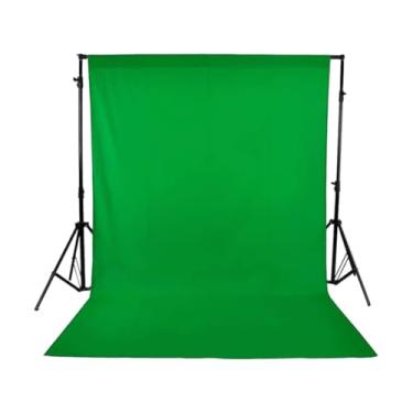 Imagem de Fundo Fotográfico Infinito 3,00x1,85 Verde Chroma Key Tecido(Verde)