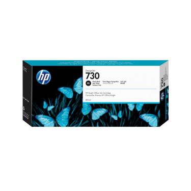 Imagem de Cartucho De Tinta Hp 730 Photo Black P2v73a | Plotter Hp T1600 T1700 | Original 300ml