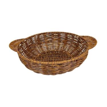 Imagem de Ｂｅｓｇａ Cesta de frutas trançada, organizador de utensílios diversos, porta-frutas, bandeja para servir, tigela para armazenar alimentos, ideal para, L