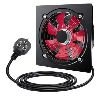 Imagem de 16 inches,HYZHANHONG Exaustor de Parede com Persiana, Baixo Ruído, para Cozinha Doméstica, Fácil de Limpar e Instalar, para Loja, Sala de Fumo, Garagem (10 a 16 Polegadas)