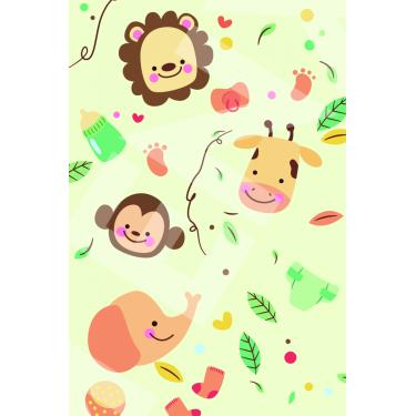 Imagem de Manta Baby Confort Microfibra Estampada 90cmx1,20m Bichinhos