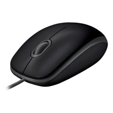 Imagem de Mouse Com Fio Silent Corded Usb M110 Preto Logitech - Congratulations 