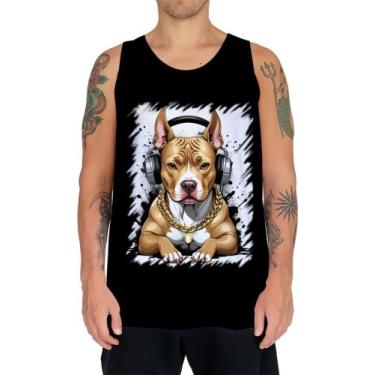 Imagem de Camiseta Regata Pitbull com Headphones 9 - Kasubeck Store®, INF 04