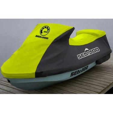 Imagem de Capa Jet Ski compatível Sea-Doo Fish Pro 20-23 Amarela - SPTS