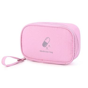 Imagem de Bolsa Compacta de Primeiros Socorros YSGSMOM 17x11x6 cm Rosa para Viag
