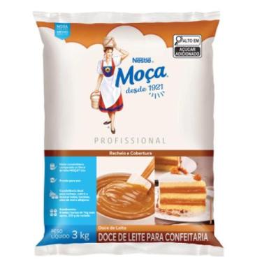 Imagem de Doce de Leite Nestlé Moça 3kg Bag Cremoso para Confeitaria e Recheios