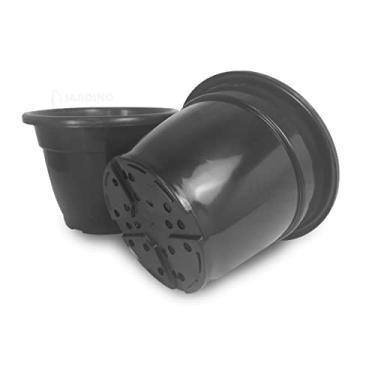 Imagem de Vaso Pote 25 Plastico 5 Litros Plantar Flores Rosas 20 Und