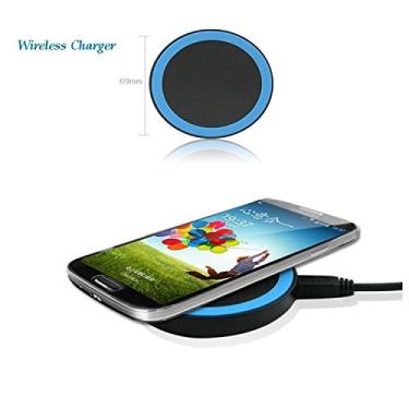 Imagem de Almofada de alimentação de carregamento sem fio para telefone universal para carregador de celular sem fio