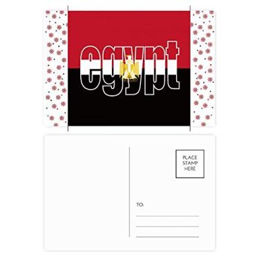 Imagem de Cartão postal com nome da bandeira do Egito, Natal, Natal, celebração, cartão postal Blessing