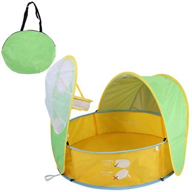 Imagem de Barraca De Praia Para Bebês,Piscina Anti-UV Portátil Para Bebês, Casinha De Natação Infantil, Brinquedos De Praia De Verão Para Ambientes Internos E Externos