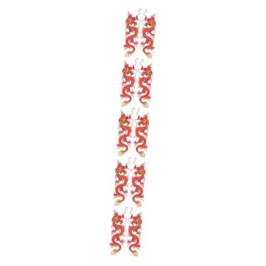 Imagem de SHINEOFI 10 Pcs Patch de pano em forma de dragão casaco cápsulas remendos de roupas pequenas remendos de chapéu substituíveis Desenho animado chapas de ferro flor de engomar