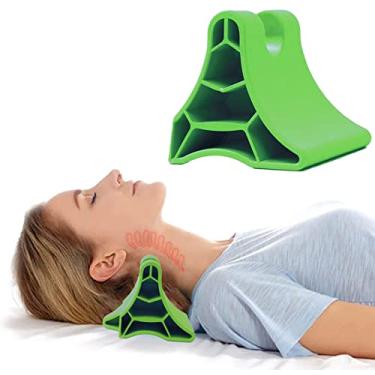 Imagem de Ferramenta de liberação occipital, dispositivo portátil de liberação suboccipital, vértebra cervical, massageador de ponto de acupressão com gatilho profundo e portátil, alívio da dor de cabeça,