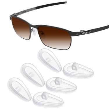 Imagem de Mryok 3 pares de protetores de nariz de substituição para óculos de sol Oakley Deadbolt OO6046