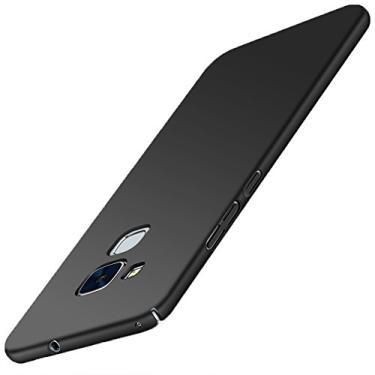 Imagem de Insolkidon Capa para Huawei Honor 5C PC capa traseira rígida capa protetora para telefone ultrafina luxo proteção pesada fosco bumper (preto)