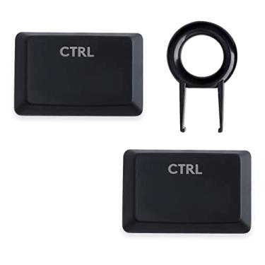 Imagem de HUYUN Substituição de teclas retroiluminadas para teclado mecânico GL Tactile Switch Logit G813/G815/G913/G915 TKL RGB (2 peças Ctrl Preto)