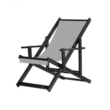 Imagem de Espreguiçadeira Preguiçosa Dobrável Black Cb-cinza