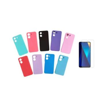 Imagem de Capinha + Pelicula Hidrogel Compatível Para Xiaomi Poco C65 - DB, Pret