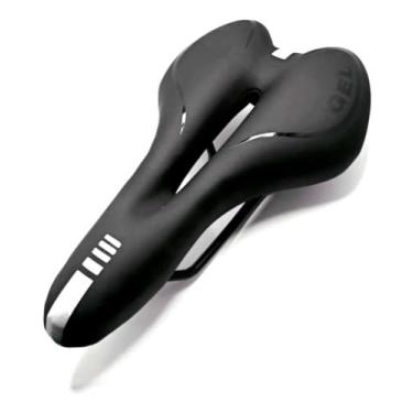 Imagem de Selim Gel Bike Bicicleta Mtb Sport Vazado 275 X 155mm Anti-prostático Ergométrica Confortável