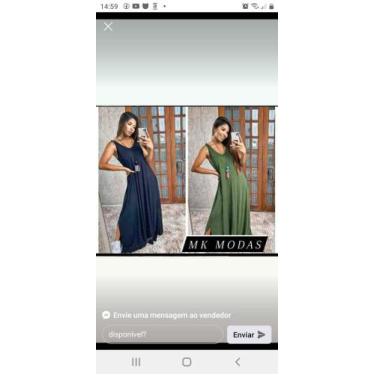 Imagem de Vestido regatao com bolso e fenda lateral  - MALUKAKA, Branco, GG