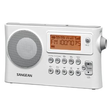 Imagem de Sangean Rádio portátil PR-D14 AM/FM-RDS com reprodução USB MP3/WMA