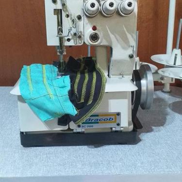 Imagem de Colareti -semi Industrial 3 Agulhas,com mesa+nf * Bracob, BC2600-3 COM