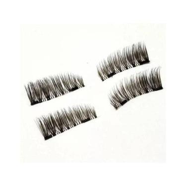 Imagem de Cílios Postiços Sem Cola Magnéticos Imã Cabelo Artificial - BCS