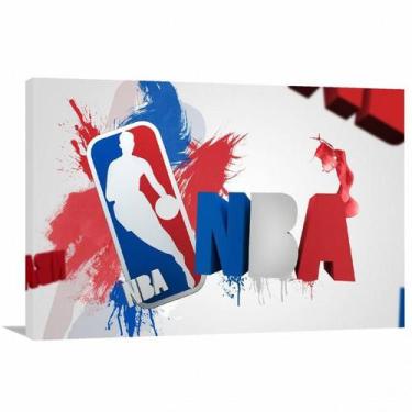Imagem de Quadro NBA Basquete decorativo Tela em Tecido - Wall Frame
