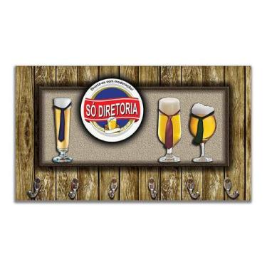 Imagem de Cabideiro de Parede Porta Chaves Toalhas Cerveja - Formalivre