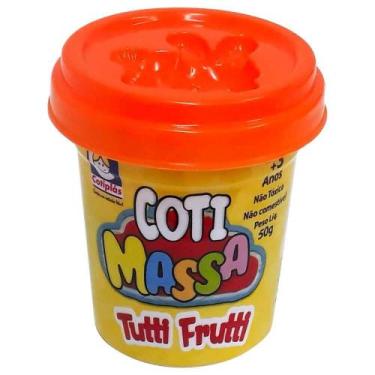 Imagem de Coti massa tutti frutti pote individual 50g cotiplas, Coelho laranja, 