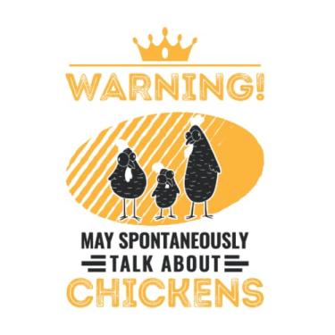Imagem de Chicken Notebook: May Spontaneously Talk About Chickens / 6x9 Inches / 120 graph Sites