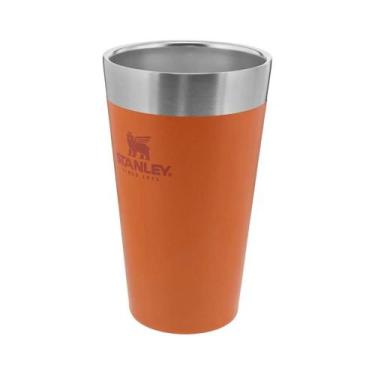 Imagem de Copo Stanley Original Térmico Inox Cerveja sem Tampa 473ml, Orange (La
