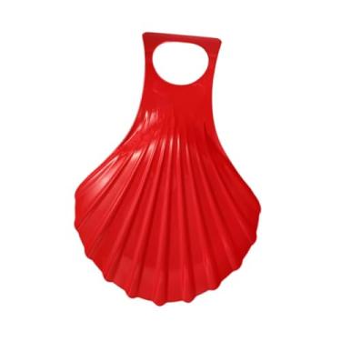 Imagem de UGPLM Trenó de neve Brinquedo de neve Trenó multifuncional Trenó de tobogã Trenó de neve para quintal Jardim Gramado Areia Gramado Esportes ao ar livre, Vermelho