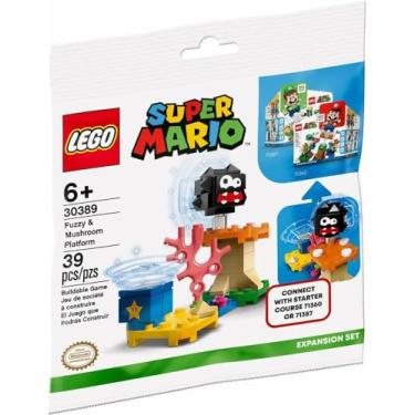 Imagem de LEGO 30389 Super Mario Polybeutel-Set mit Plattform und PilzF