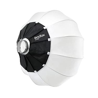 Imagem de Moniss Softbox de fotografia com lanterna dobrável CS-65D 65 cm de diâmetro com suporte Bowens Instalação rápida para gravação de vídeo Produção de filmes com transmissão ao vivo