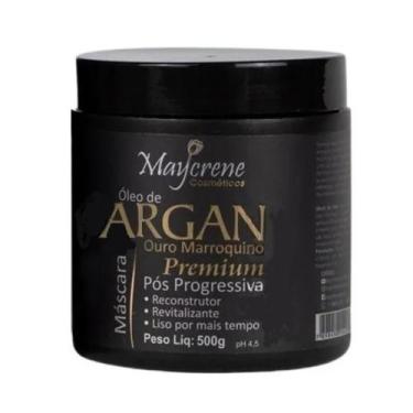 Imagem de Máscara Pós Progressiva Óleo De Argan Ouro Naturiun Maycrene