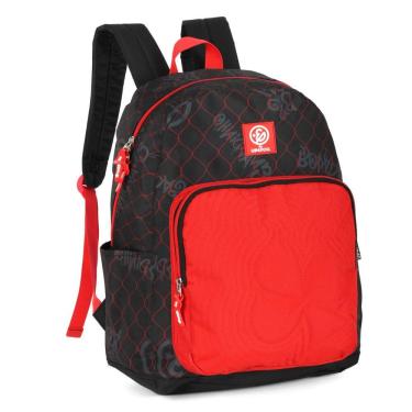 Imagem de Mochila De Costas Enaldinho Criança Meninos Vermelho Escolar