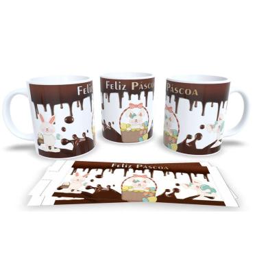 Imagem de Canecas de Porcelana Personalizada Páscoa Presentes Criativos e Cheios de Carinho