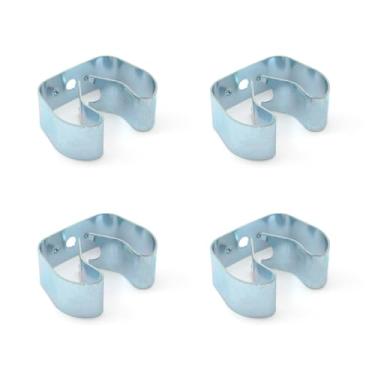 Imagem de ZYAMY 4 peças de braçadeiras com mola de 1/20.3 cm, tubo de vassoura, parede, caminhão, ferramentas de jardim, braçadeiras para fabricação industrial, suporte de facas para veículos recreativos,