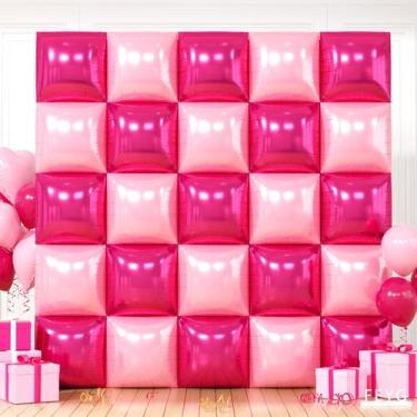 Imagem de Kit de Balões Metalizados FEYG Hot Pink/Rose 48cm - Decoração de Festa