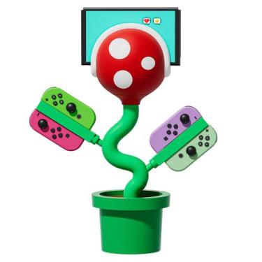 Imagem de Dock para Switch POWKONG 3 em 1 - Carregador 4K HDMI/USB-C PD