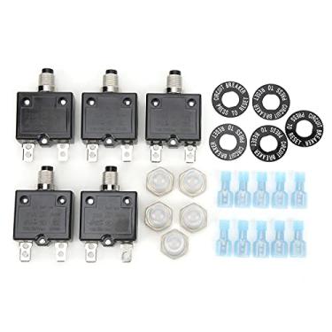 Imagem de Interruptor Térmico, Disjuntor DC Com Terminais de Conexão Rápida Disjuntor de Plástico e Metal para Automotivo, Industrial