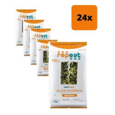 Imagem de Kit 24 Unidades Snack De Alga Marinha 05g Original - Repeat